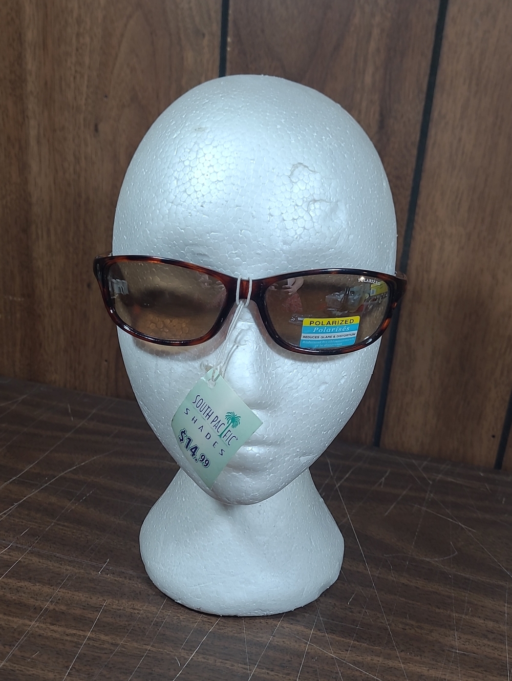 Tortoise Frame Polarized Sunglasses - Brown Lenses #41